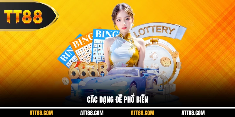Các dạng đề phổ biến  